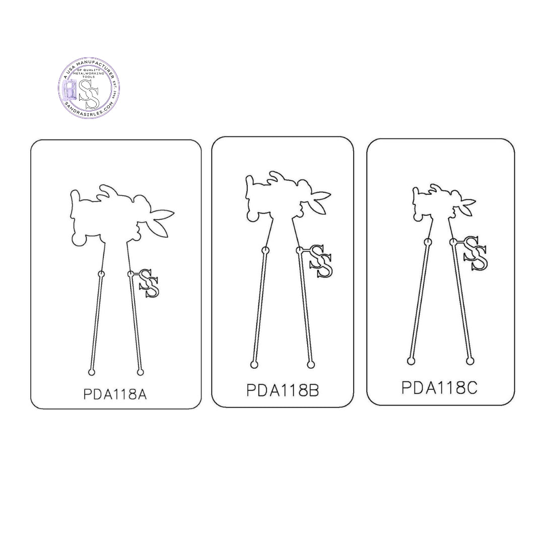 PANCAKE DIE PDA118 EASTER BUNNY